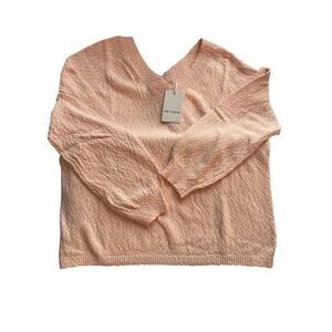 HEYSON WOMEN'S V-NECK LONG SLEEVE PULLOVER SWEATER NWT